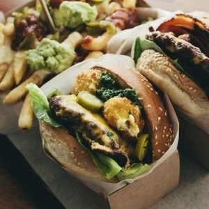 Burger Stand - 60mmx105mmx60mm